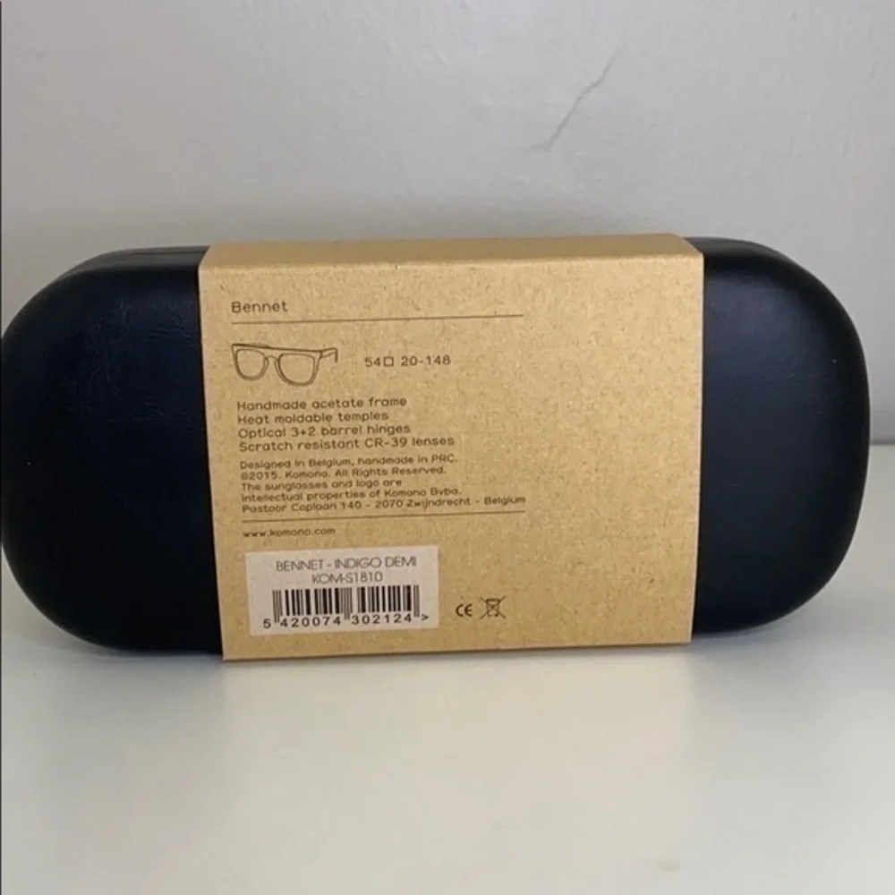 Komono Sunglasses Bennet Indigo Demi